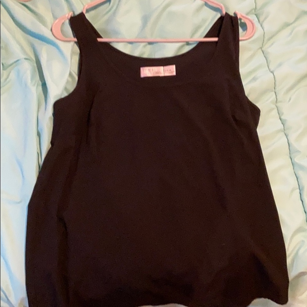 Black tank top